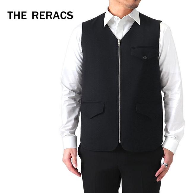TIME SALE] THE RERACS ザ リラクス 中綿キルト ジップアップ ウール
