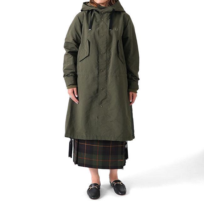 Fred Perry フレッドペリー ミックスパネル モッズパーカー F6325