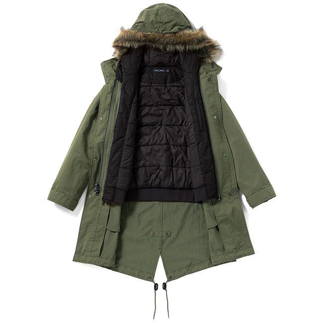 Fred Perry フレッドペリー ライナー付き モッズパーカー J9121 モッズ