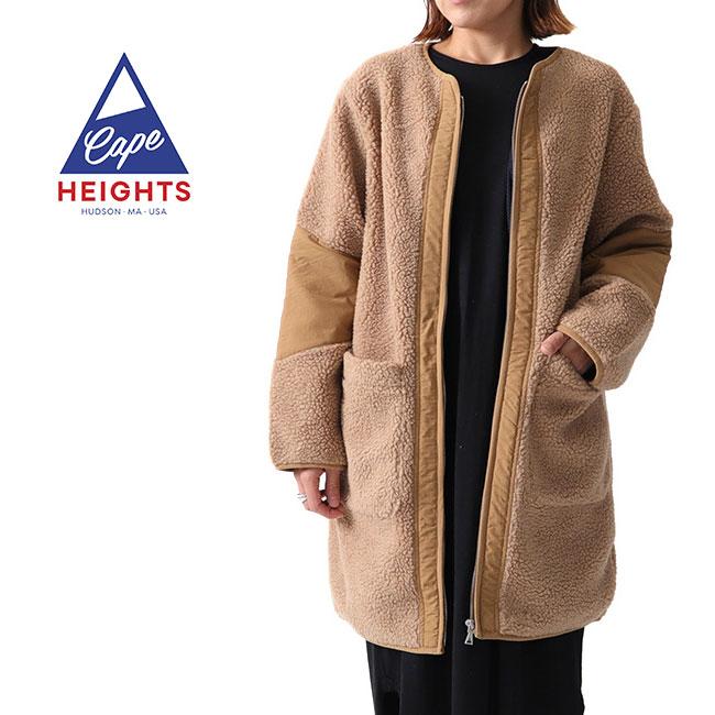 Cape HEIGHTS（ケープハイツ） BETHEL ノーカラー フリースコート