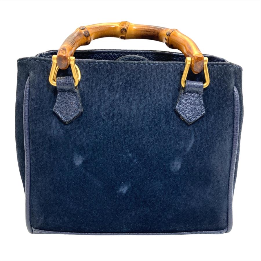 GUCCI（グッチ） バンブー ミニ ショルダーバッグ スウェード レザー