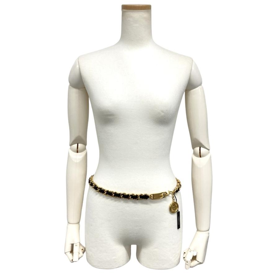 CHANEL（シャネル） ココメダル プレート チェーン ベルト メタル 84cm