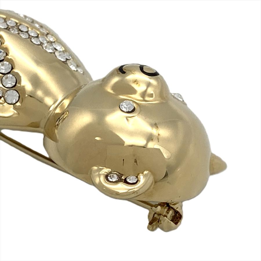 Max Mara（マックスマーラ） シャイニー テディベアモチーフ ブローチ