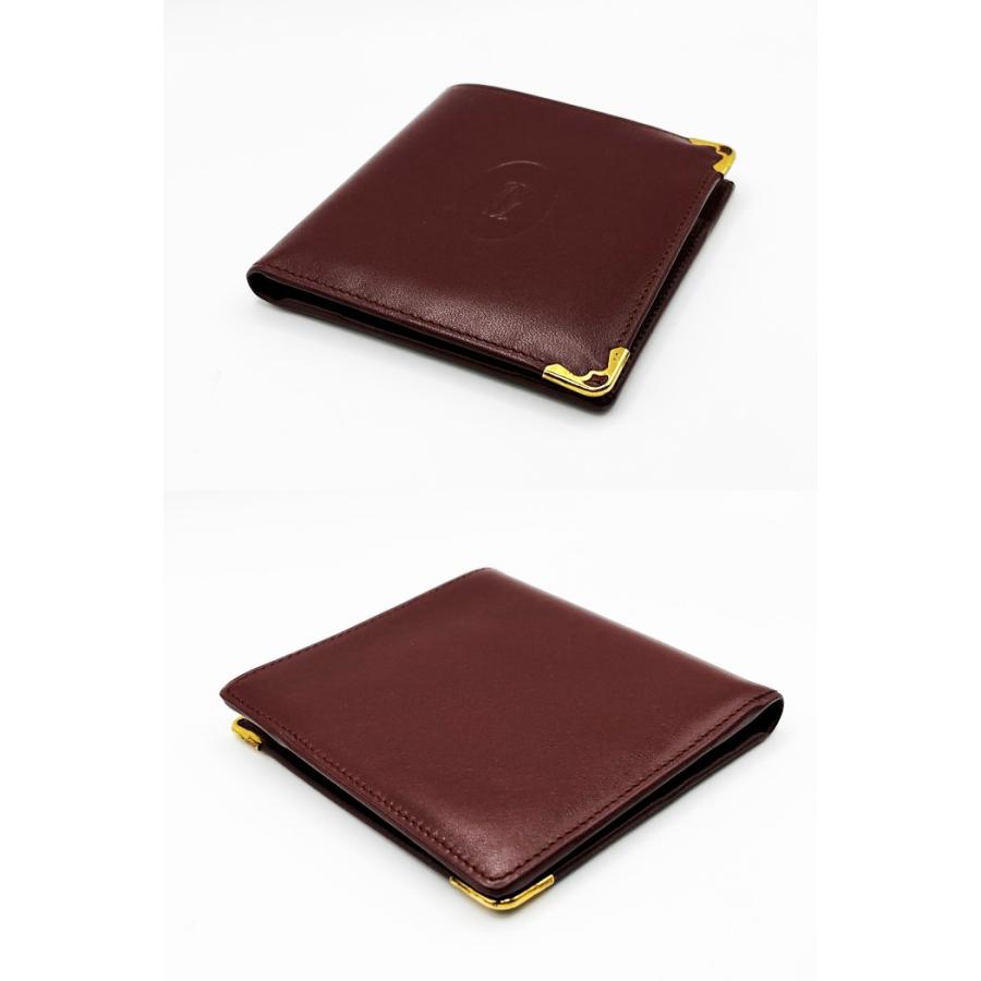 Cartier（カルティエ） マストライン 二つ折り財布 小銭入れ付き
