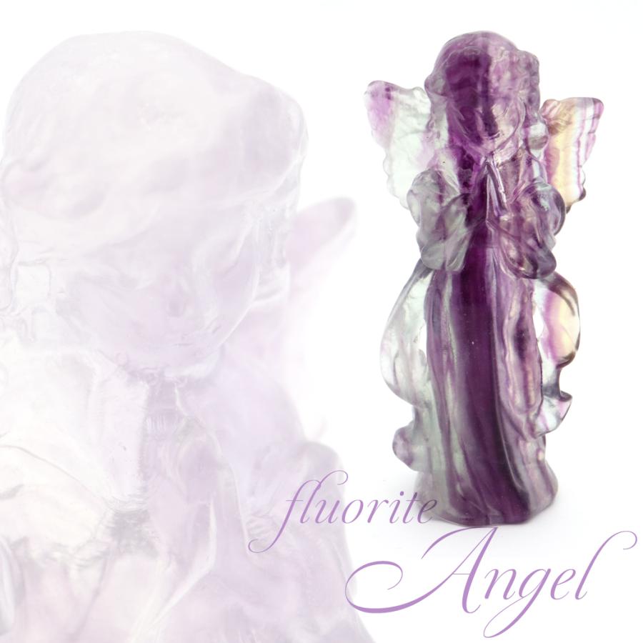 GOLD STONE フローライト 天使 エンジェル 1個売り パワーストーン