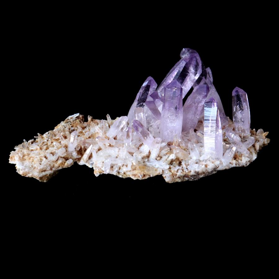 ベラクルス アメジスト ポイント クラスター 129g メキシコ産 母岩付き