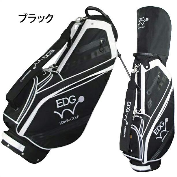 美品 EDWIN GOLF ゴルフ 9.5型キャディバッグ 6分割 ブラック 楽天市場