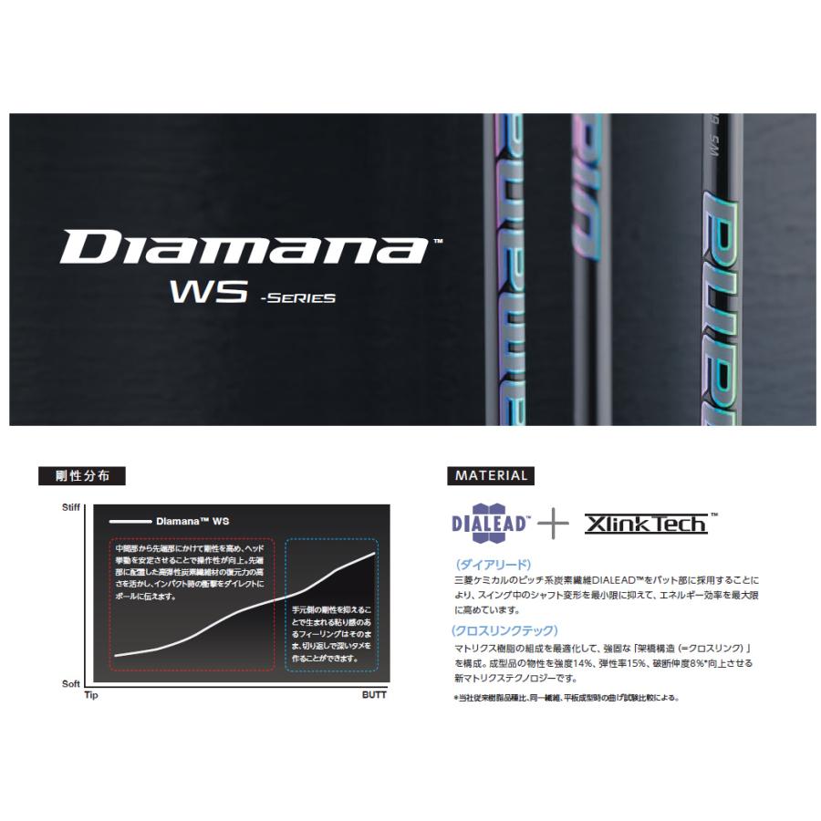 三菱（MITSUBISHI） Diamana WS Series ドライバー用 シャフト 三菱