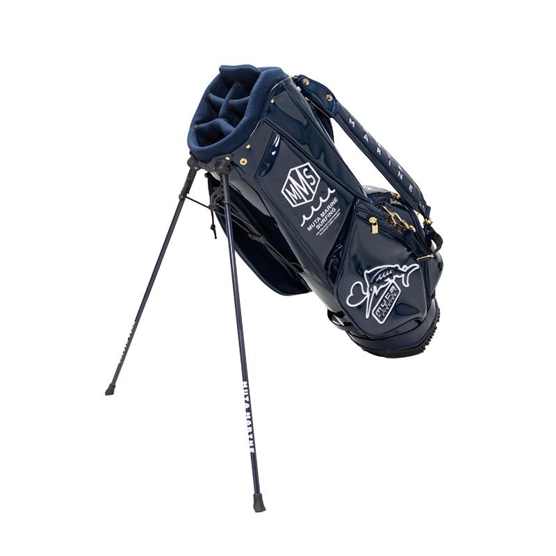 muta エナメルスタンドキャディバッグ(MARLIN)【ネイビー