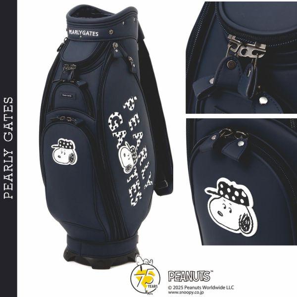 PEARLY GATES（パーリーゲイツ） 【SNOOPY】 合皮キャディバッグ (46