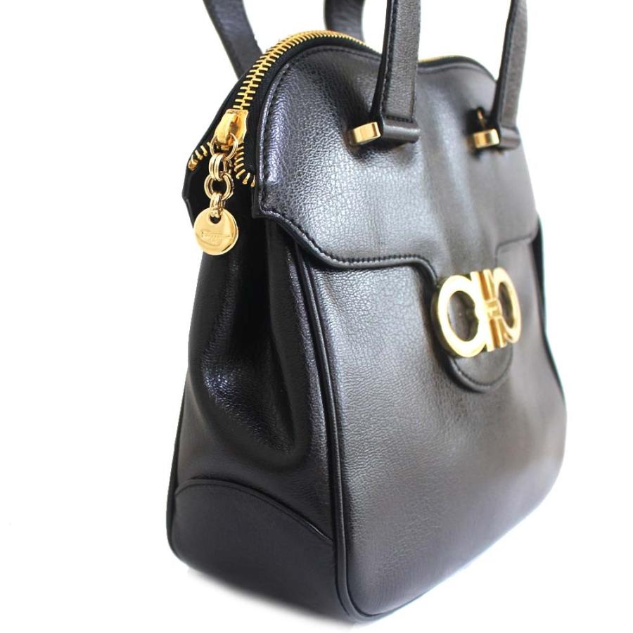 サルヴァトーレフェラガモ 2way ミニ ガンチーニ ハンドバッグ レザー