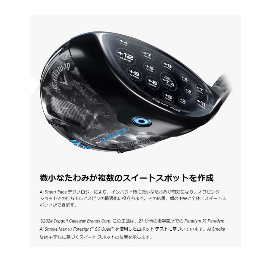 USモデル／ヘッド単体】 キャロウェイ パラダイム Ai スモーク