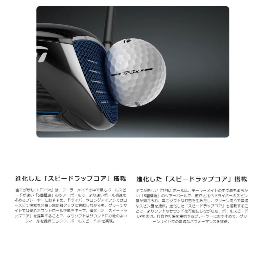 TaylorMade（テーラーメイド） New TP5／TP5x ストライプ ゴルフ