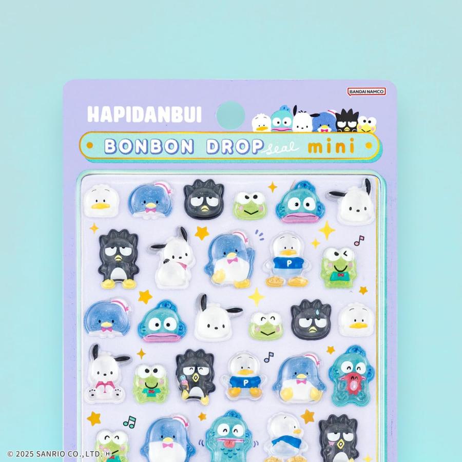 ボンボンドロップシール ミニ はぴだんぶい サンリオキャラクターズ