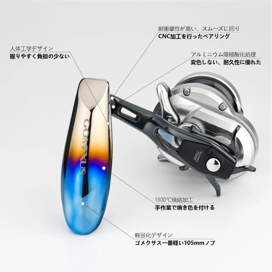 シマノ（SHIMANO） 【送料無料】ゴメクサス ハンドルノブ チタン製