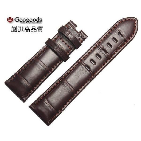 For Montblanc モンブラン 汎用ワニレザーベルト 受注生産品 腕時計