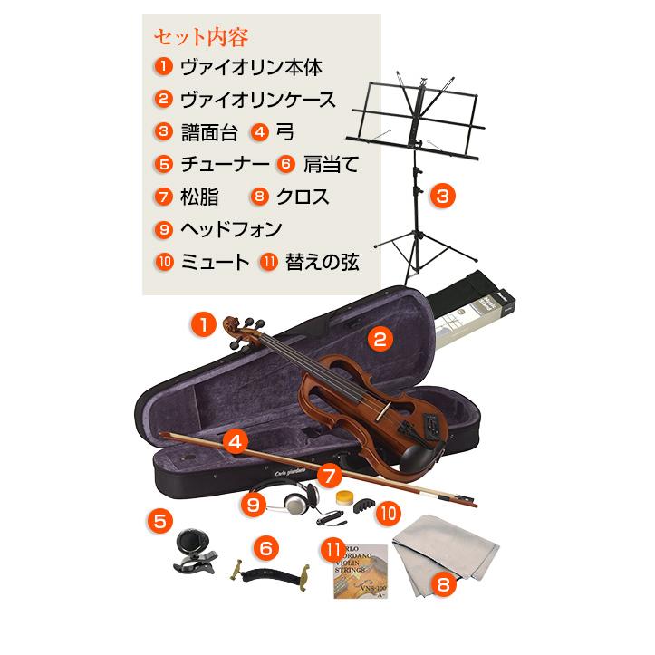 電子ヴァイオリン楽器セット】初心者向けヴァイオリンレッスンDVD＆