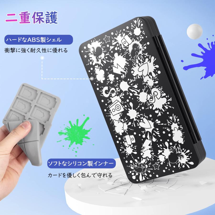 Switch ソフトケース 48枚/Micro SD 24枚同時に収納 ATiC ゲームカード
