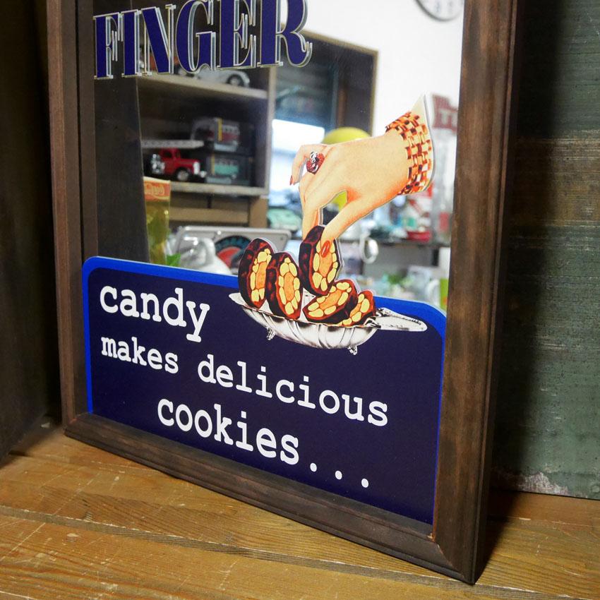 パブミラー BUTTER FINGER インテリア ウォールミラー 鏡 PUB MIRROR