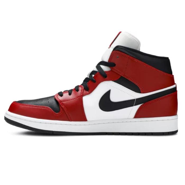 NIKE（ナイキ） NIKE AIR JORDAN 1 MID CHICAGO RED WHITE エア