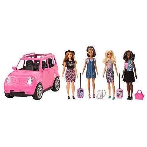 Barbie（バービー） SUV車とドール4体セット 人形 #1273434 コストコ