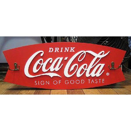 Coca Cola（コカコーラ） 木製 フック ハンガー アメリカ雑貨