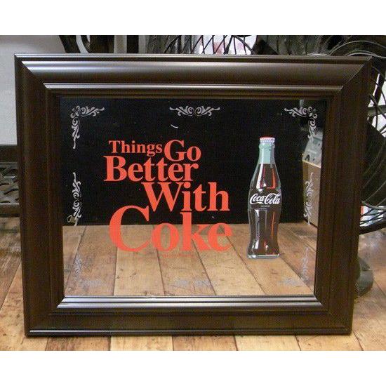 Coca Cola（コカコーラ） パブミラー インテリア アメリカ雑貨