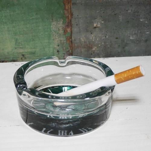 レトロチックアシュトレイ 時計 ブラック 卓上灰皿 : アメリカン雑貨の