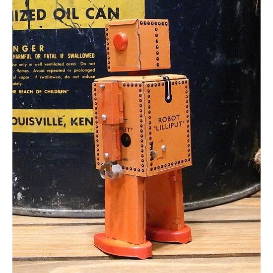 リリプットロボット LILLIPUT ROBOT ブリキのおもちゃ : アメリカン