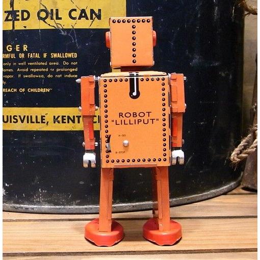 リリプットロボット LILLIPUT ROBOT ブリキのおもちゃ : アメリカン