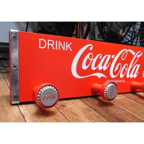 Coca Cola（コカコーラ） 木製 ハンガー アメリカン雑貨 : アメリカン