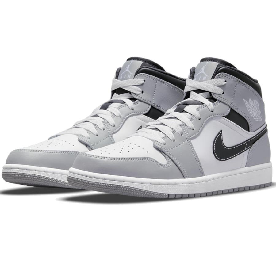 NIKE（ナイキ） NIKE AIR JORDAN 1 MID LIGHT SMOKE GREY エア