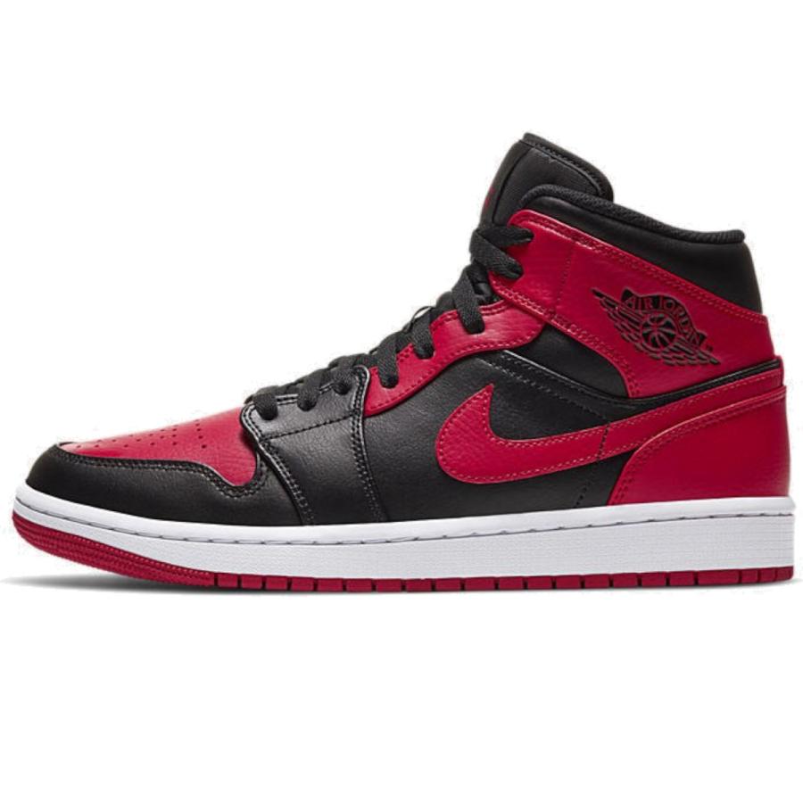 NIKE（ナイキ） NIKE AIR JORDAN 1 MID BRED エア ジョーダン 1 ミッド