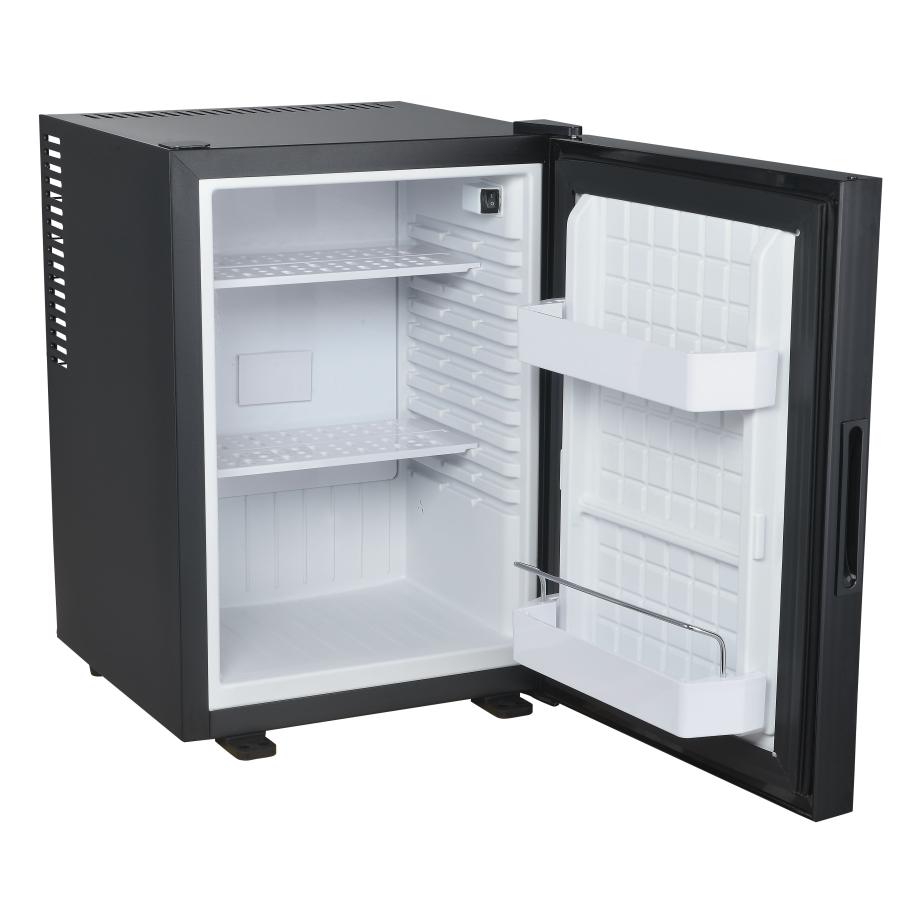 三ツ星貿易 小型冷蔵庫 ML-40SG ペルチェ方式 客室用冷蔵庫 (ブラック