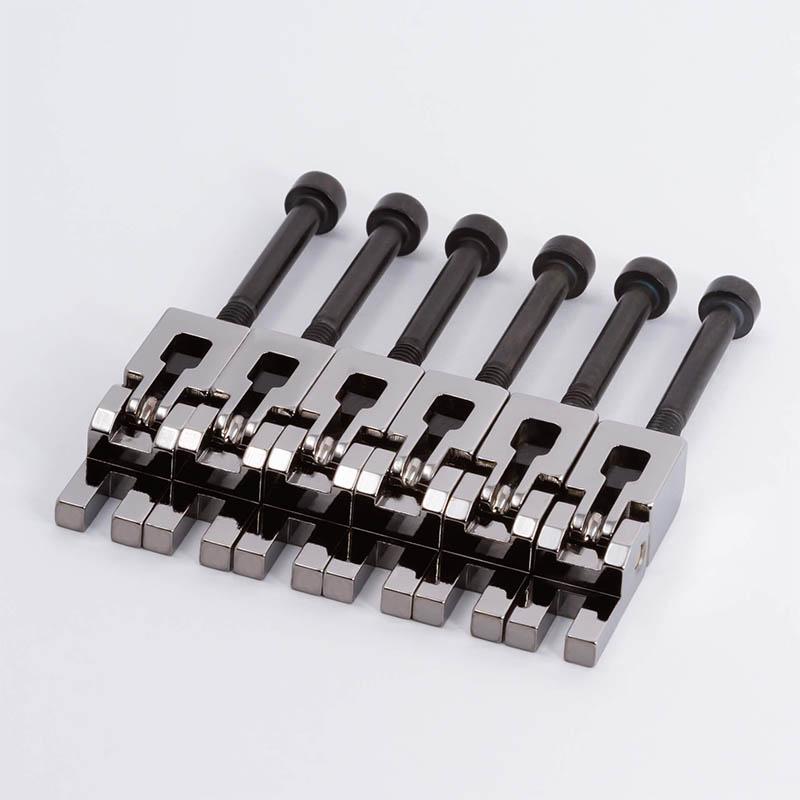 ESP Floyd Rose ブリッジサドル Ver.2 セット Black Nickel フロイド