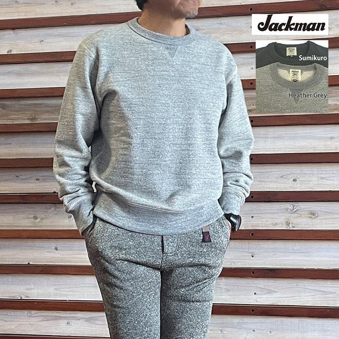 Jackman（ジャックマン） クルーネックスウェット JM7292 GG SWEAT