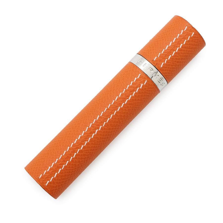 エルメス アトマイザー レフィラブル オレンジ/シルバー金具 エプソン