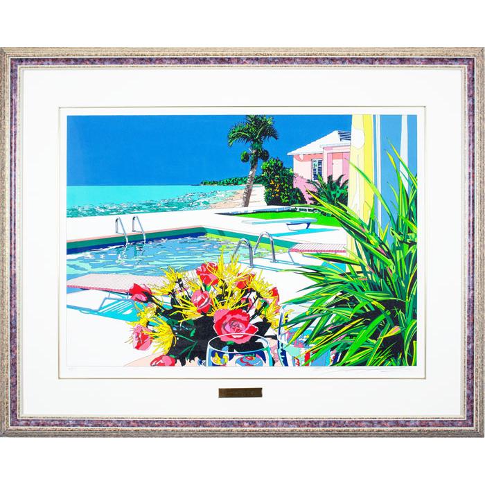 鈴木英人 「 バミューダ島の午後 」 リトグラフ版画 : 内田画廊 - 通販