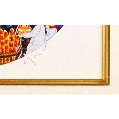 ヒロ・ヤマガタ 山形博導 「 ベーカリー 」 シルクスクリーン 版画