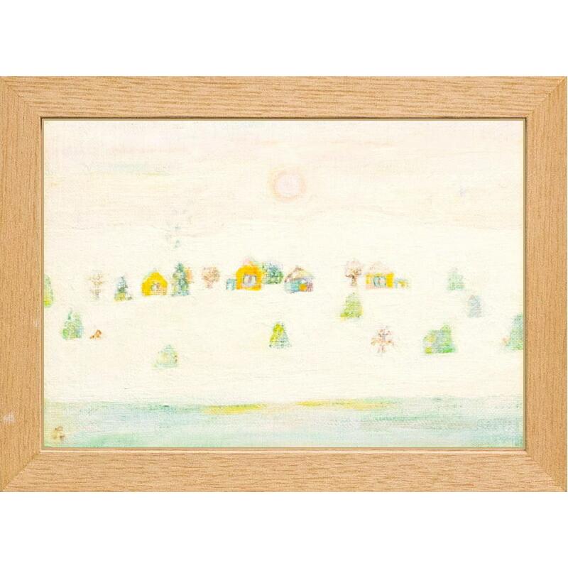 小林研三「 雪の峠 」 油絵 ・ 油彩画 SM ( ) 絵画 洋画 肉筆 手描き