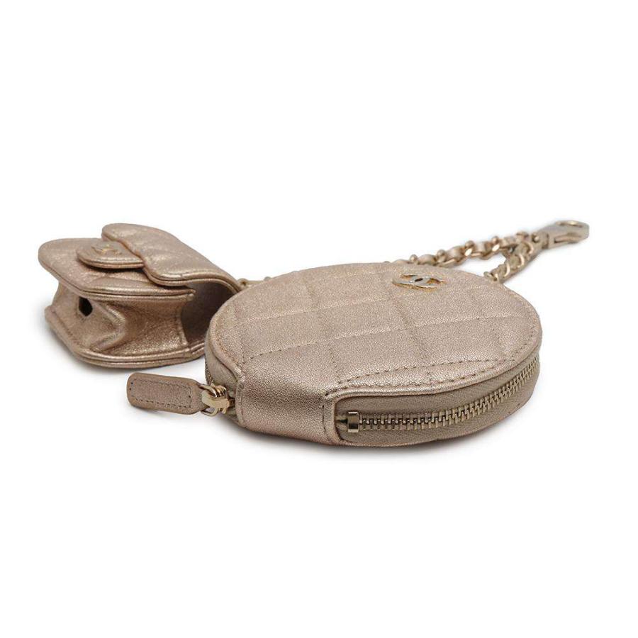 シャネル ノベルティ コインケース Airpodsproケース レザー CHANEL