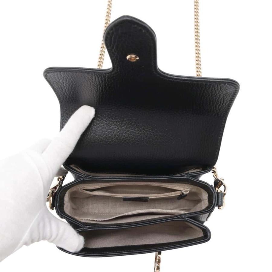 グッチ チェーンショルダーバッグ インターロッキングG レザー 607720