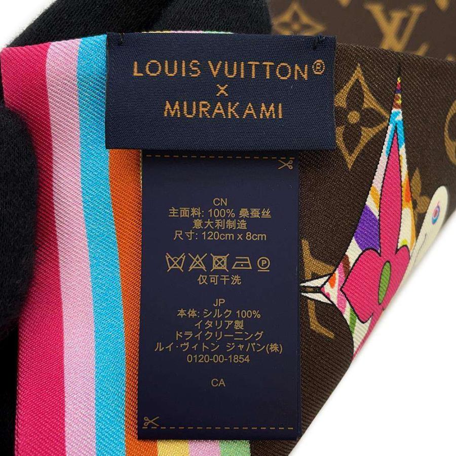 ルイヴィトン スカーフ LV × TM バンドー・スーパーフラット シルク