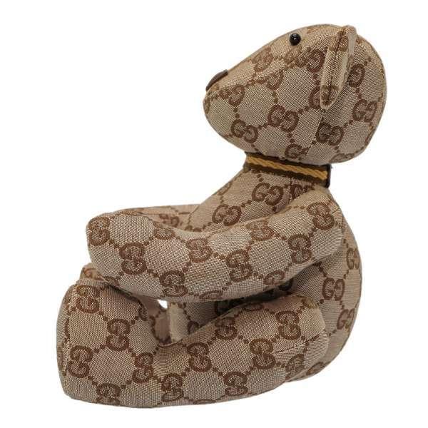 GUCCI（グッチ） ぬいぐるみ テディベア GGキャンバス おもちゃ クマ