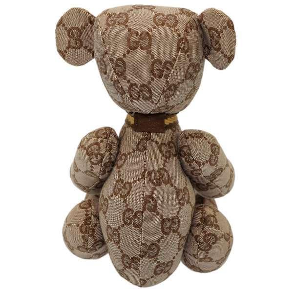 GUCCI（グッチ） ぬいぐるみ テディベア GGキャンバス おもちゃ クマ