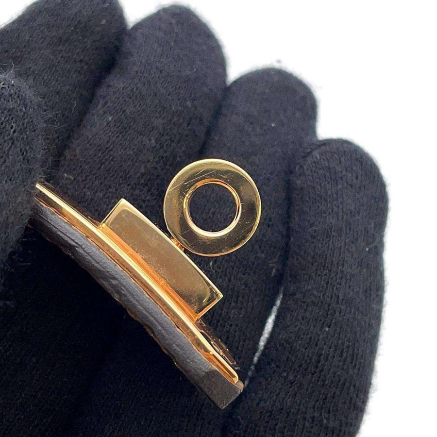 エルメス ケリーベルト エトゥープ/ピンクゴールド金具 ヴォーエプソン
