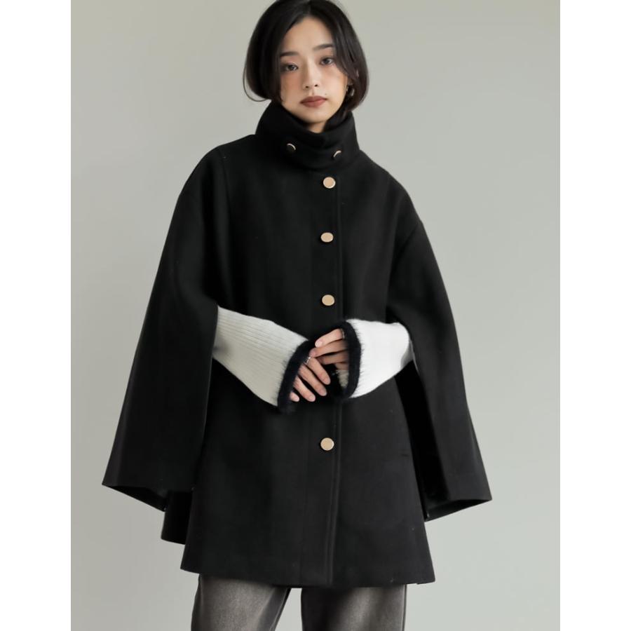 Re:EDIT（リエディ） ミドルコート レディース アウター ステンカラー