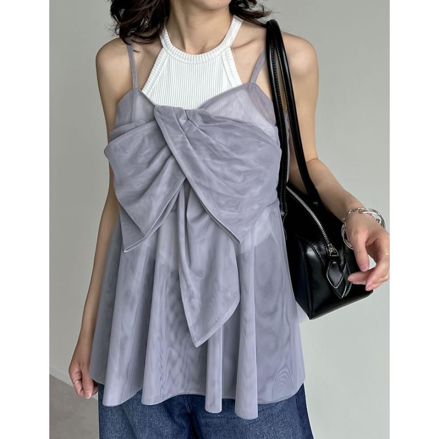 Re:EDIT（リエディ） キャミソール レディース ビスチェ チュール