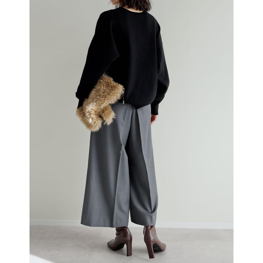 Re:EDIT（リエディ） パンツ ガウチョパンツ レディース 3色 低身長 高