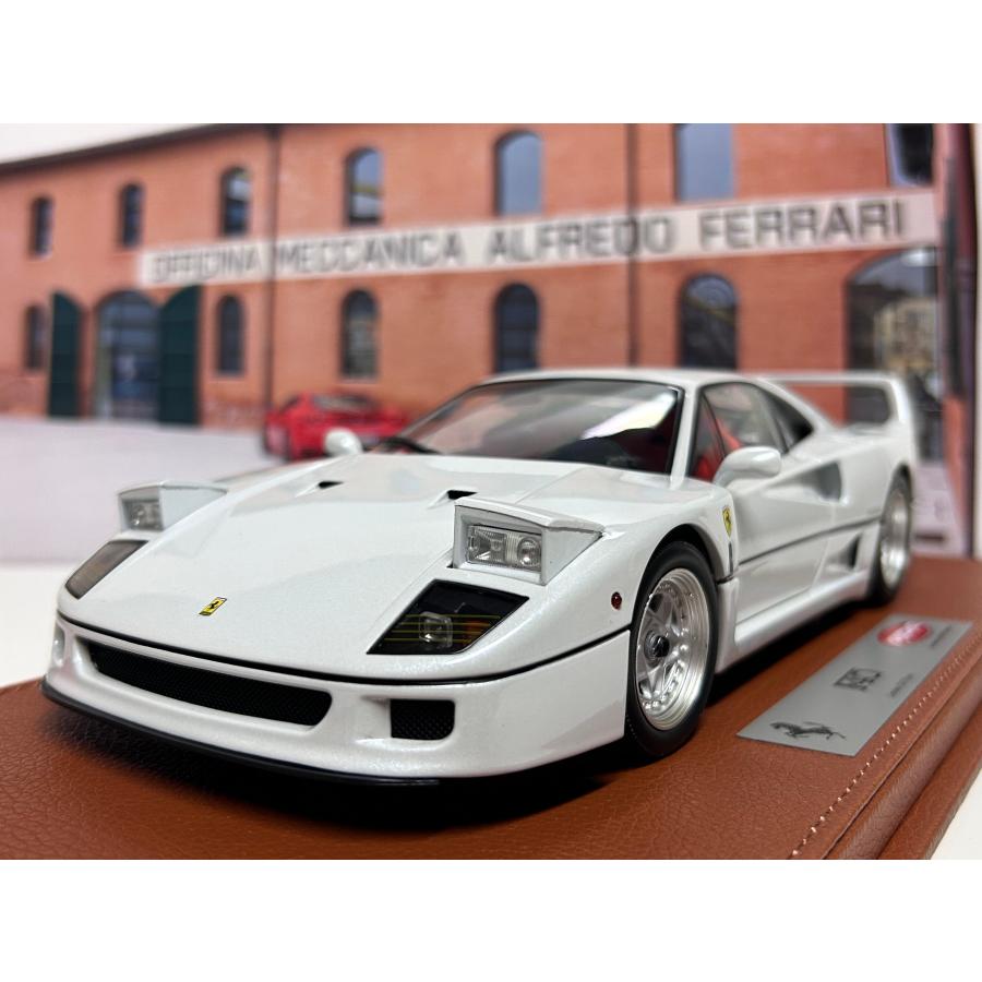 B.B.R BBR 京商 1/18 Ferrari F40 メタリックホワイト フェラーリ ダイ